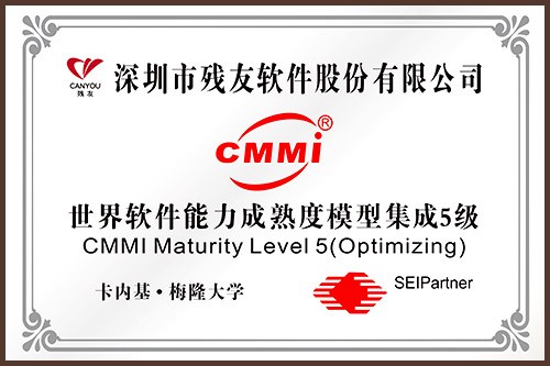 CMMI5级认证（残友软件）